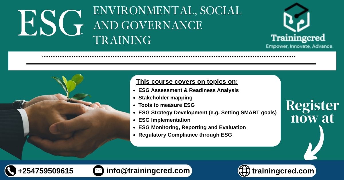 Trainingcred's tweet photo. Registration for May ends on 30th May 2025. Apply here: https://t.co/zNlzm8JrO2
Learn:
ESG Analysis
Tools to measure ESG
Setting SMART goals on ESG
ESG Monitoring and Evaluation
Regulatory Compliance through ESG
#ESGTraining #ESG #ESGtools #MonitoringandEvaluation https://t.co/KgtCIxvSaw