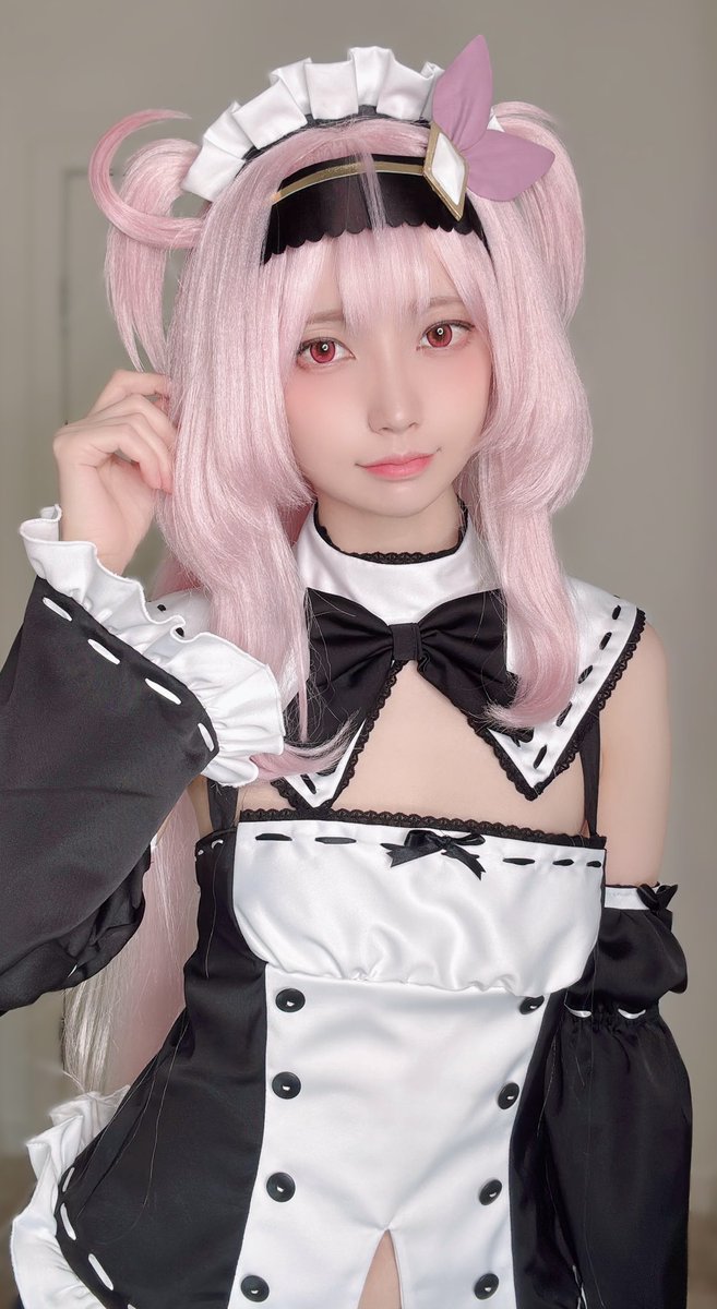 フレンチメイドのセレスティア！
#VRChatコスプレ部  #Selestia