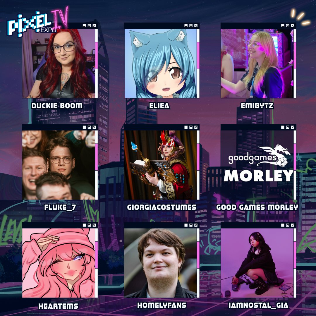 Party III enters the Rift! 👾

Get ready for epic panels, entertaining stage games, and livestream shenanigans at the Pixel Expo studio!

You’ll catch our Pixel Pals cruising around the expo floor, or in our Steaming Studio, so make sure you stop by to say hello!

#pixelexpo