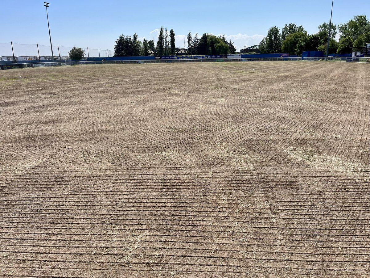 ConcordRangers's tweet image. Summer pitch program underway… progress for you green grass enthusiasts to follow