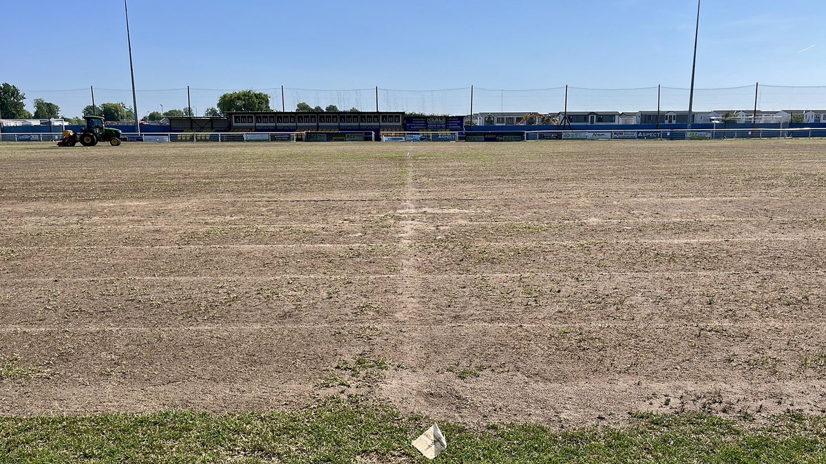 ConcordRangers's tweet image. Summer pitch program underway… progress for you green grass enthusiasts to follow