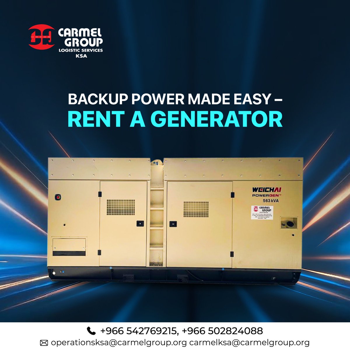 services95671's tweet image. ⚡ RENT GENERATOR IN KSA – BACKUP POWER SOLUTIONS YOU CAN TRUST! 

#GeneratorRentalKSA #PowerBackupKSA #WeichaiGenerator #Dieselnstruction