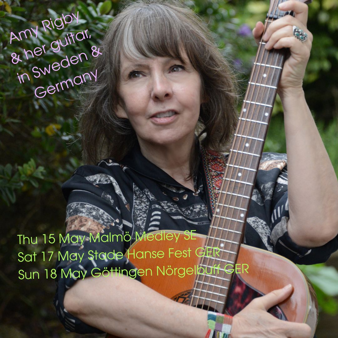 I'm on my way to  play Medley in Malmö Sweden and Hanse Song Festival Stade + Göttingen Norgelbuff in Germany - don't say I didn't let you know! Hope it goes well so I can do some more soon.