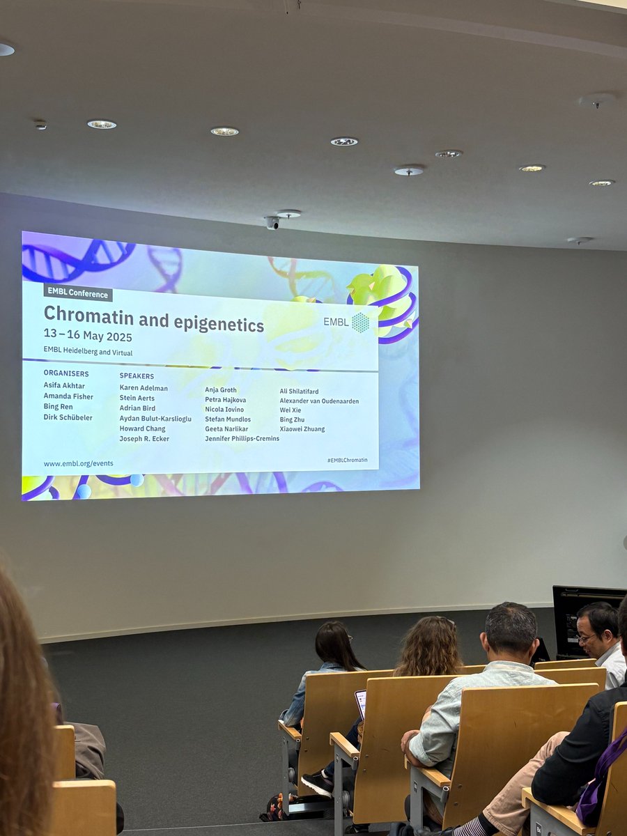 cSabrya's tweet image. I’m thrilled to attend the ‘Chromatin & Epigenetics’ #EMBLconference @embl in Heidelberg from the 13th-16th May! 'Meet the editor’ session happening today 14th at 13.15– do drop by or get in touch by email if you’d like to discuss your work for @NatureCellBio