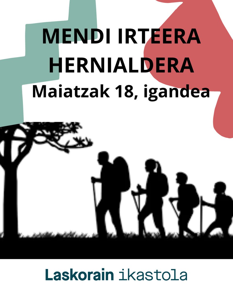 Mendi irteera egingo dugu igandean Hernialdera
laskorainikastola.eus/berriak/20997