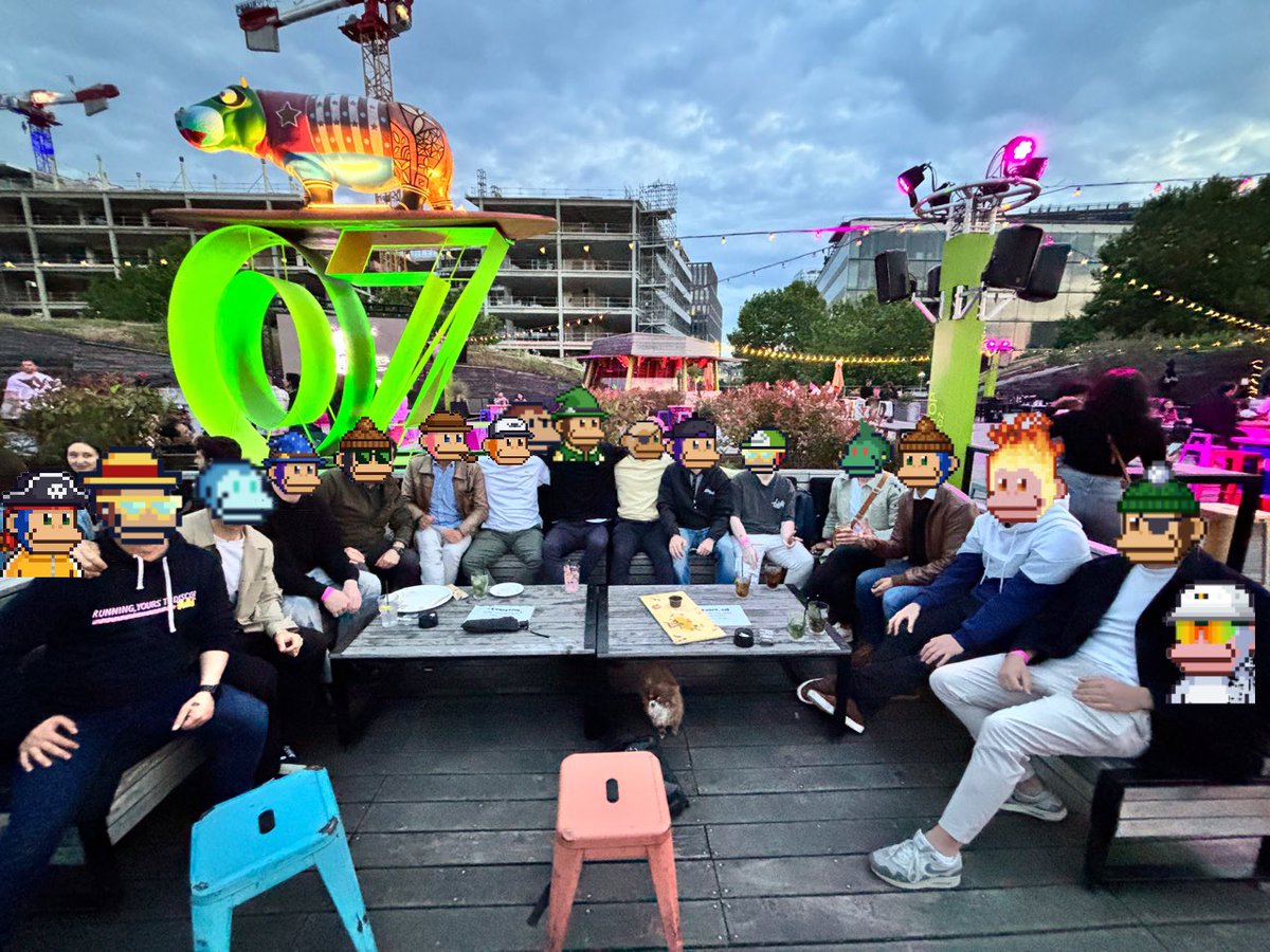 My first event as a <a href="/MonkeDAO/">MonkeDAO🍌</a> ambassador took place last night on a Parisian rooftop.

I was a bit nervous because a storm hit just before the event, but then the sky cleared up, it felt like it was on our side!

Huge thanks to everyone who came and made it such a great evening!