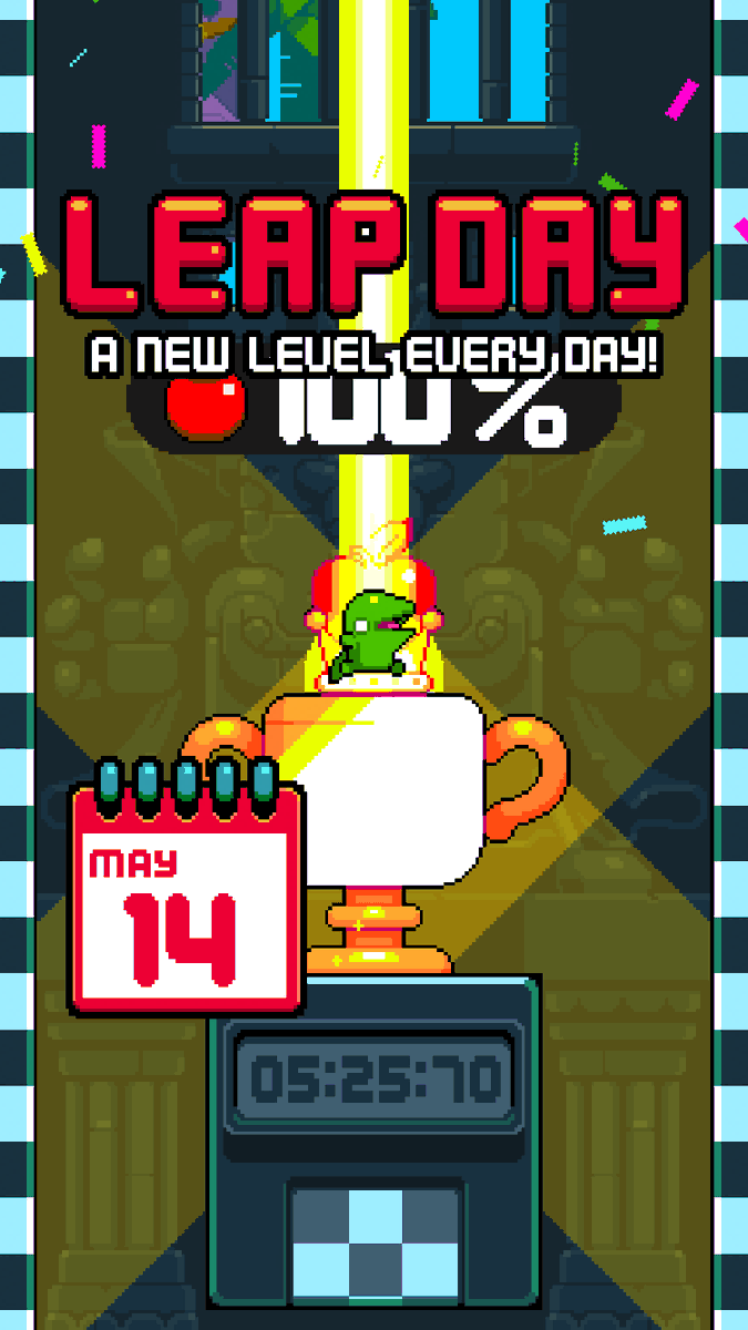 leapdayday's tweet photo. Just beat 14/05/2025 in Nitrome's #Leapday! https://t.co/0hrha1T0LI