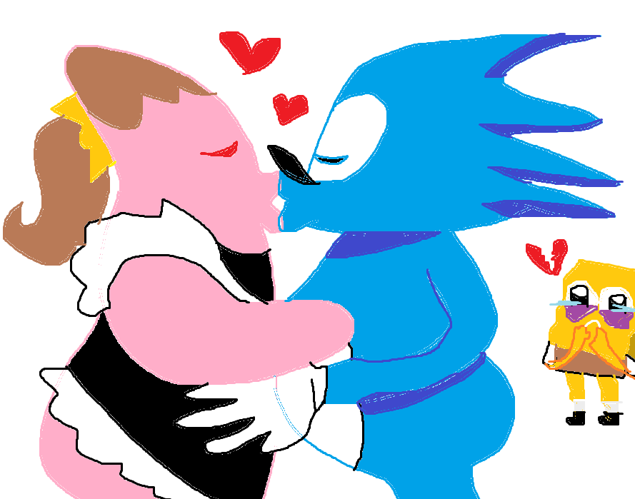 my maid patrick star didn't save but here's the other two from today's stream! romance isn't dead 😍 #vtuber #art #myart