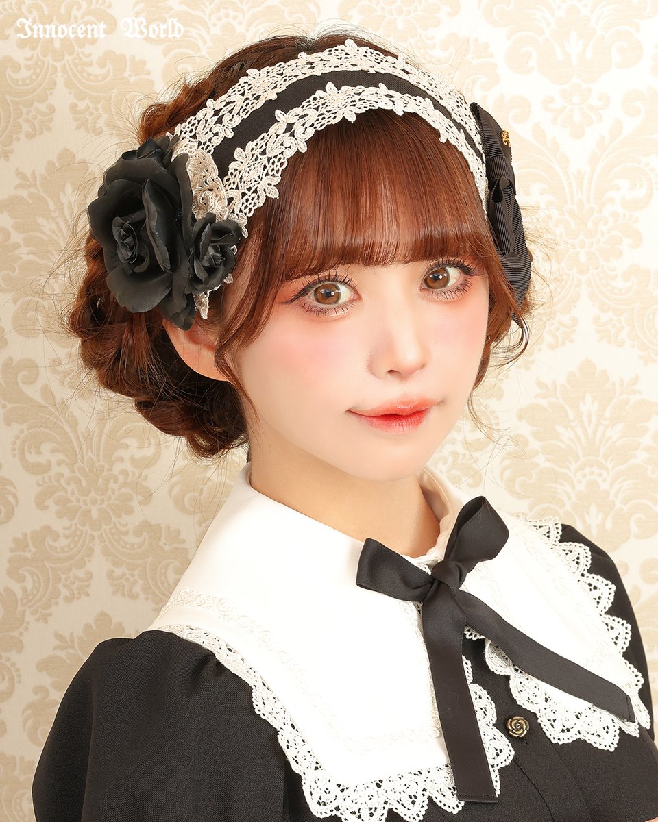 🌼発送開始🌼 ＊木漏れ日の中の鈴蘭ヘッドドレス ＊華麗な薔薇のヘッド