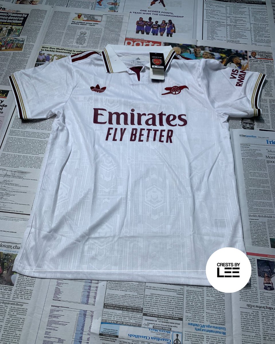 crestsbylee's tweet image. Authentic Arsenal Polo Jersey: 14K
Delivery All Over Lagos: 3K
Delivery Outside Lagos: Depends on Location 
Customization: 3.5K
#seethedetailscbl #footballjerseys #retrojerseys #jerseys