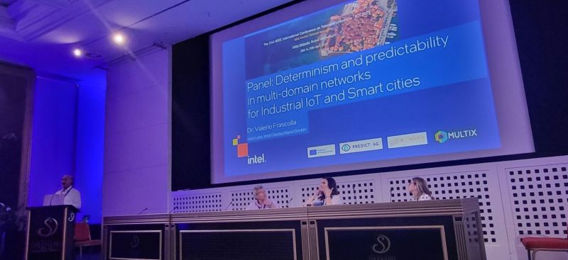 Predict6G's tweet photo. PREDICT-6G at #ICT2025💫
On 28-29 April, the 31st @IEEEorg International Conference on Telecommunications took place and #PREDICT6G was 👏represented by Valerio Frascolla, Director of Research and Innovation at @intel and PREDICT-6G Impact Creation Leader. https://t.co/TyLaCddgS1