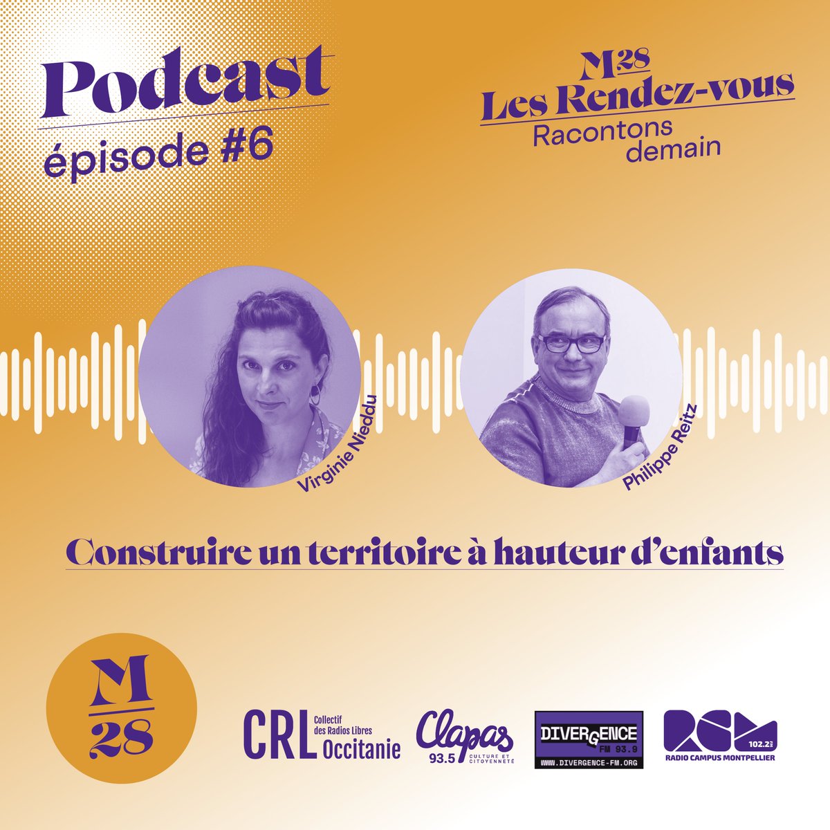 Montpellier 2028 (@mtp2028) on Twitter photo Les Rendez-vous M28 #6 : Construire un #territoire Ă hauteur dâ#enfants, avec Virginie Nieddu et Philippe Reitz.
>> écouter le podcast de l'épisode #6 via ce lien audmns.com/wqrneTT
<a href="/RadioClapas/">Radio Clapas</a>
<a href="/DivergenceFM/">Divergence FM / 93.9</a>
<a href="/radiocampusmtp/">RADIO CAMPUS MTP</a> Les Rendez-vous M28 #6 : Construire un #territoire Ă hauteur dâ#enfants, avec Virginie Nieddu et Philippe Reitz.
>> écouter le podcast de l'épisode #6 via ce lien audmns.com/wqrneTT
<a href="/RadioClapas/">Radio Clapas</a>
<a href="/DivergenceFM/">Divergence FM / 93.9</a>
<a href="/radiocampusmtp/">RADIO CAMPUS MTP</a>