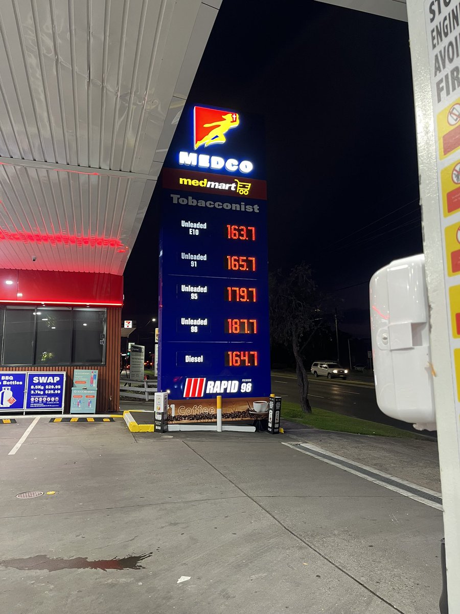 €0.95 Diesel … God bless Australia 🇦🇺