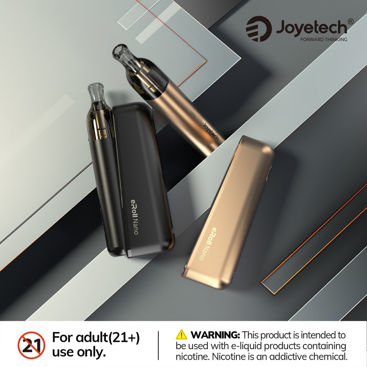 JoyetechClub's tweet image. The eRoll Nano is made for movement — lightweight, minimal, and seriously good-looking. Whether you&apos;re catching a break at the café or walking downtown with friends, it&apos;s the cool companion that fits your flow.

joyetech.com/product/eroll-…

Warning: 21+ only.

#erollnano #CompactSize