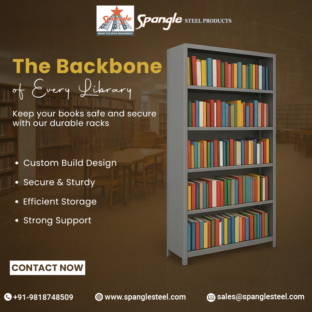 spanglesteel's tweet image. 📚 Spangle Steel Products – Strong, durable shelving for every library! 🏛️ Organize and access knowledge with ease. 🛠️
-
Get in touch:
📲: +91-9818748509
🌐: spanglesteel.com
📧: sales@spanglesteel.com
-
#LibraryFurniture #SteelShelving #SpangleSteel #SmartStorage