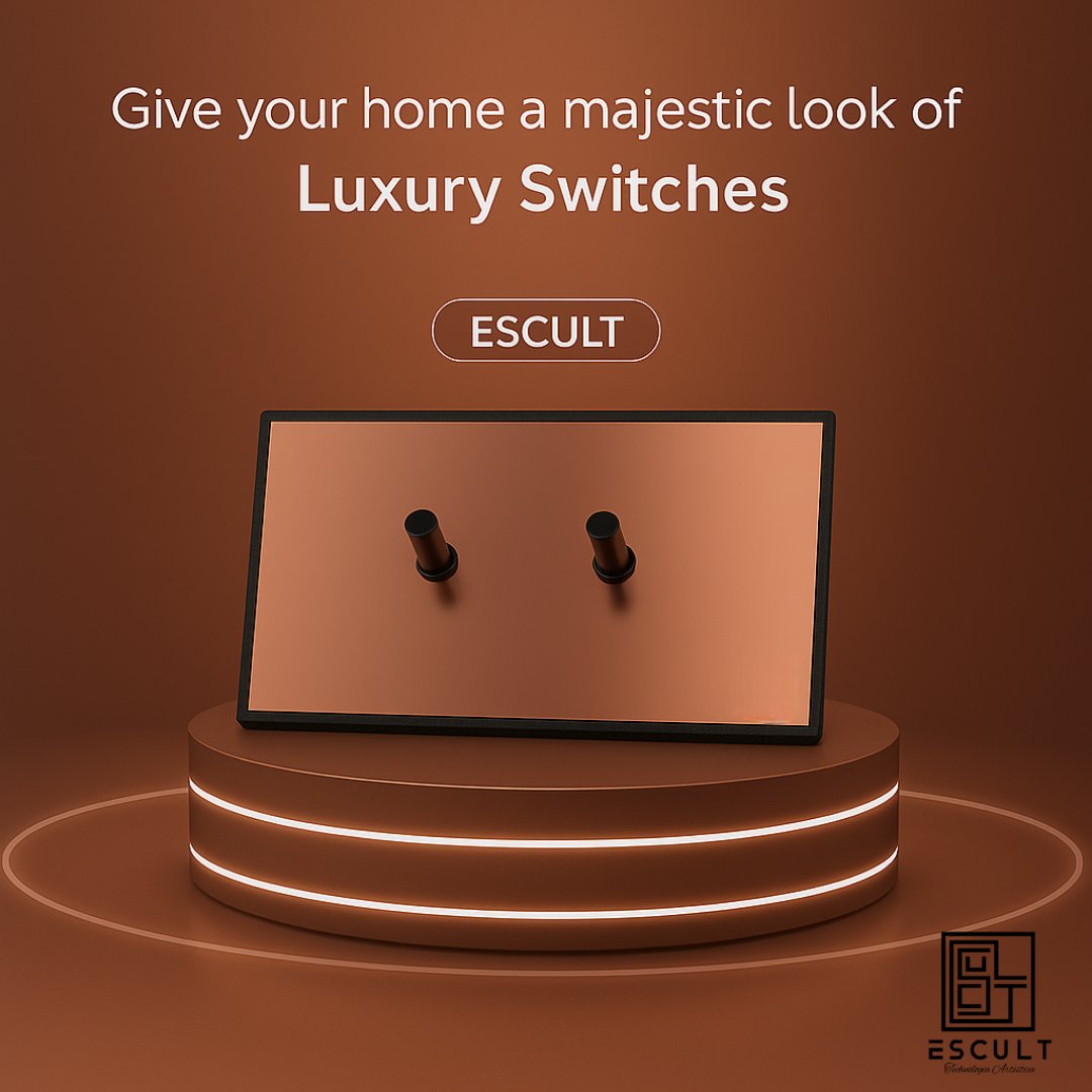 DrasisAutomate's tweet image. Why settle for ordinary? 🔹 ESCULT luxury switches redefine elegance with sleek design & smart functionality✨ #DesignMeetsTechnology
#LuxuryTech #HomeUpgrade #MinimalistDesign #ArchitectureLovers #SmartInteriors #SwitchToLuxury #ElegantStyle #ModernHomeDecor