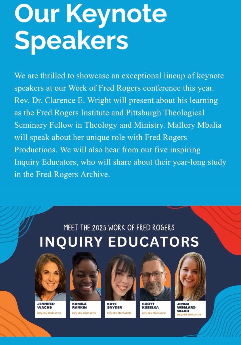 mrswachs's tweet image. Anything that’s human is mentionable &amp;amp; anything that is mentionable can be more manageable.  #FredMethod  Thrilled to present my year-long inquiry on how his wisdom can guide adolescents in building meaningful connections &amp;amp; creating safe, kind spaces  in today’s digital world. 🫶