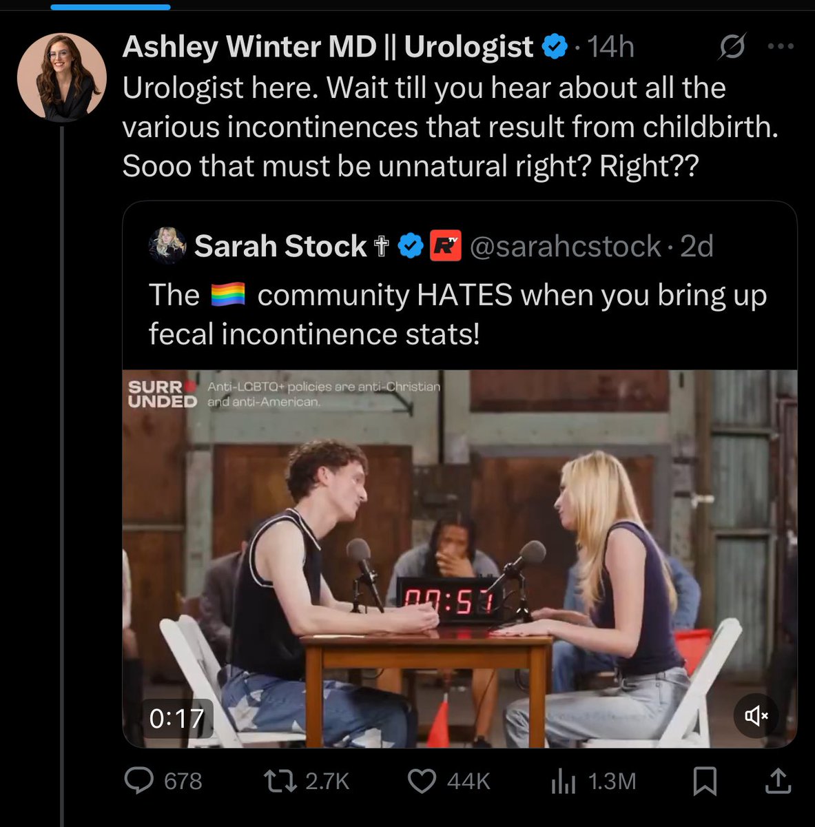 lol you’re not really comparing childbirth to getting reamed in the ass by another man, are you?