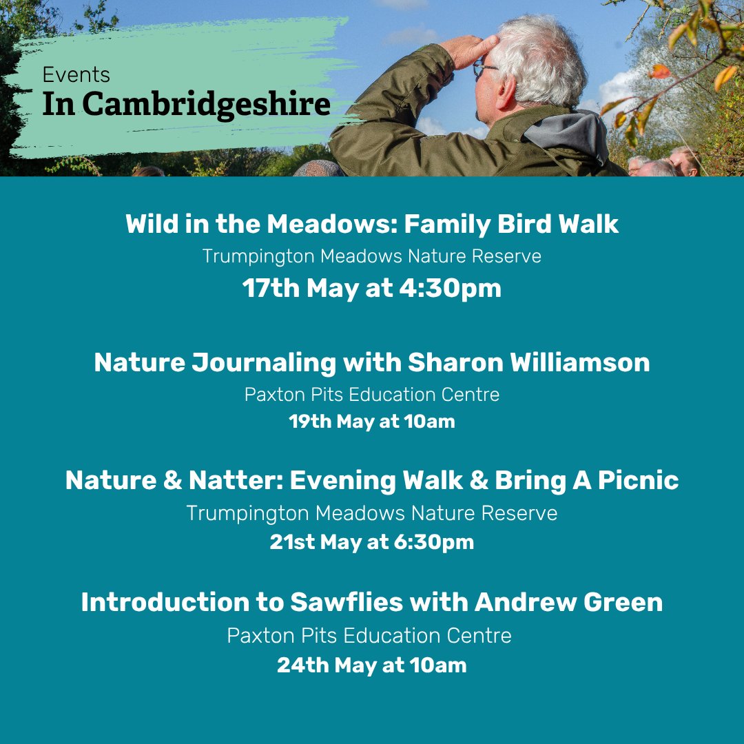👏We've still got some amazing events during May including some fantastic events during the half term!

Visit our website for further info &amp; to book your spot!
wildlifebcn.org/events

Please note all info is correct at time of posting, check the website to keep up to date.