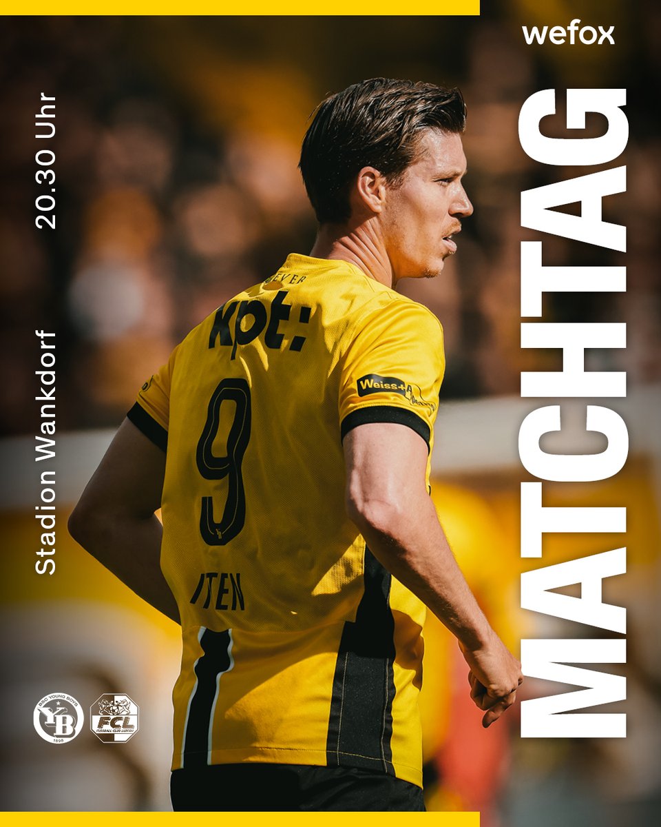 𝗠𝗮𝘁𝗰𝗵𝘁𝗮𝗴 🆚 Luzern

👉 Alle Infos zum Spiel gibt es hier bscyb.ch/news?nID=15740

#bscyb #ybforever #ybfcl
