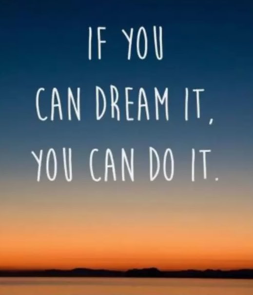 suziday123's tweet image. Wednesday Friendly Reminder… If you can dream it. You can do it. 🙌🧡 #WednesdayWisdom #EnjoyLife #DoWhatYouLove #Dream