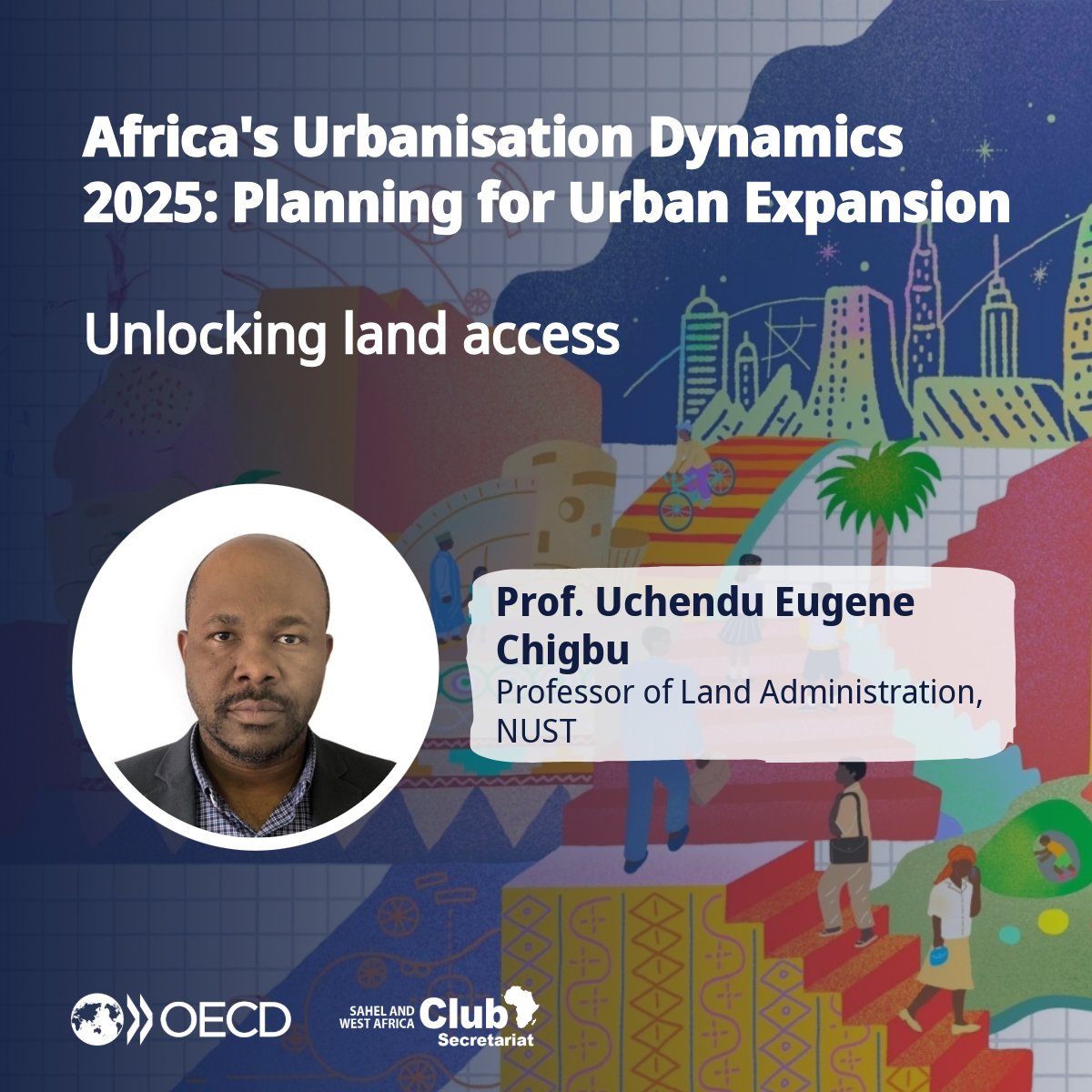 Don’t miss Prof. Uchendu Eugene Chigbu at our first Africa’s Urbanisation Dynamics webinar on Friday, 16 May.

A global land governance expert at NUST Namibia and UN-Habitat, he’ll share insights on the governance of urban–rural land linkages.

🔗 bit.ly/4jPGGSh