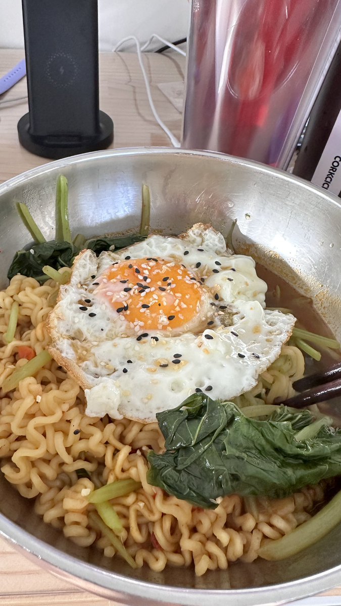 Tom yum shin ramen flavour ki dal bussin 👌🏻