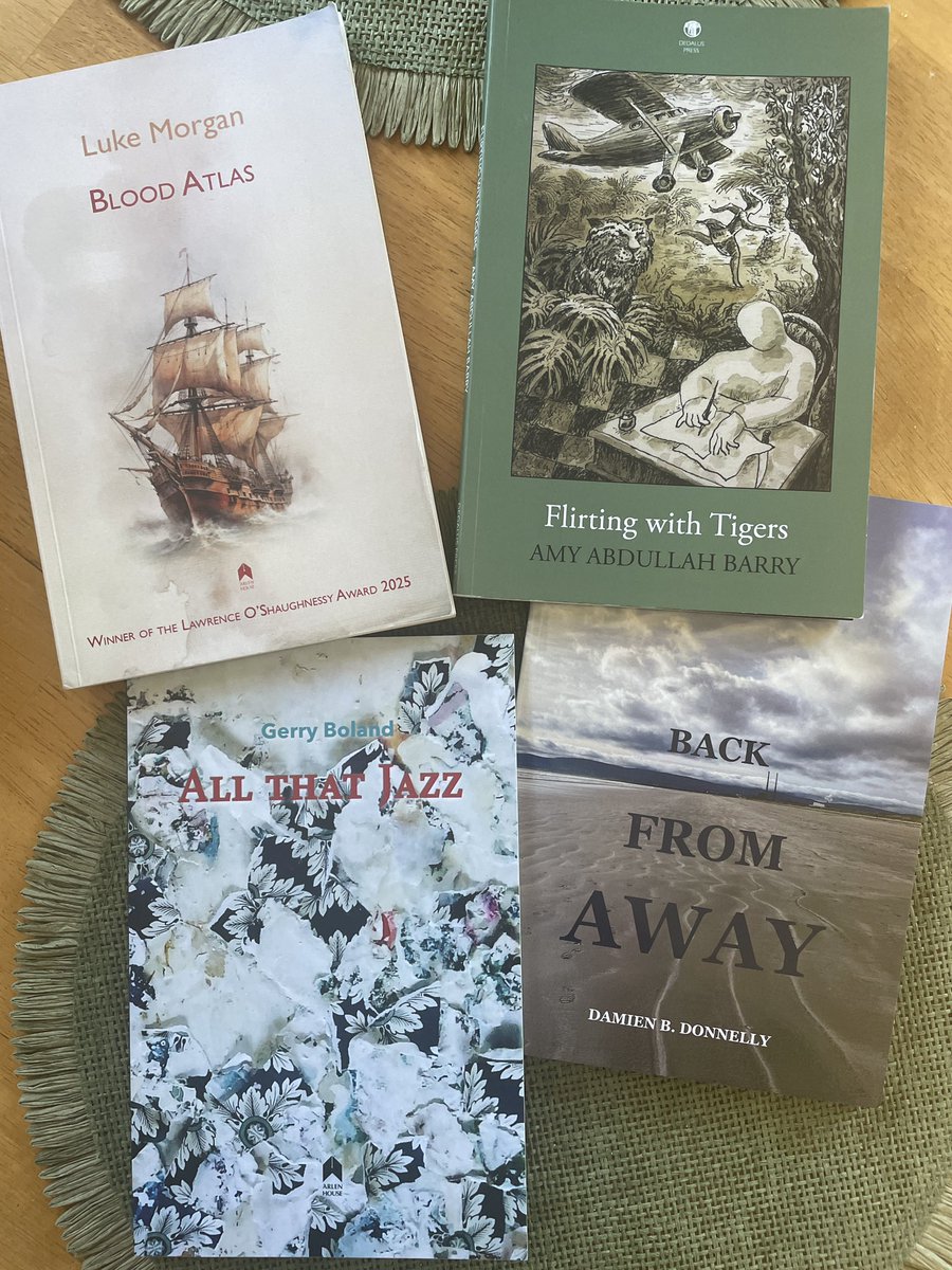Damien B. Donnelly (@deuxiemepeau) on Twitter photo With an Atlas to ensure we find our way back after trying to get lost, jazz to syncopate our movement, tigers to flirt with & a Stormer who now knows the difference between horse & bear, we’re all set
<a href="/LukeMorganPoet/">Luke Morgan</a> Gerry Boland <a href="/ArlenHouse/">Alan Hayes : Arlen House</a> <a href="/AmyBarry12/">Amy A Barry</a> <a href="/dedaluspress/">Dedalus Press</a> <a href="/TurasPress/">Turas Press</a> With an Atlas to ensure we find our way back after trying to get lost, jazz to syncopate our movement, tigers to flirt with & a Stormer who now knows the difference between horse & bear, we’re all set
<a href="/LukeMorganPoet/">Luke Morgan</a> Gerry Boland <a href="/ArlenHouse/">Alan Hayes : Arlen House</a> <a href="/AmyBarry12/">Amy A Barry</a> <a href="/dedaluspress/">Dedalus Press</a> <a href="/TurasPress/">Turas Press</a>