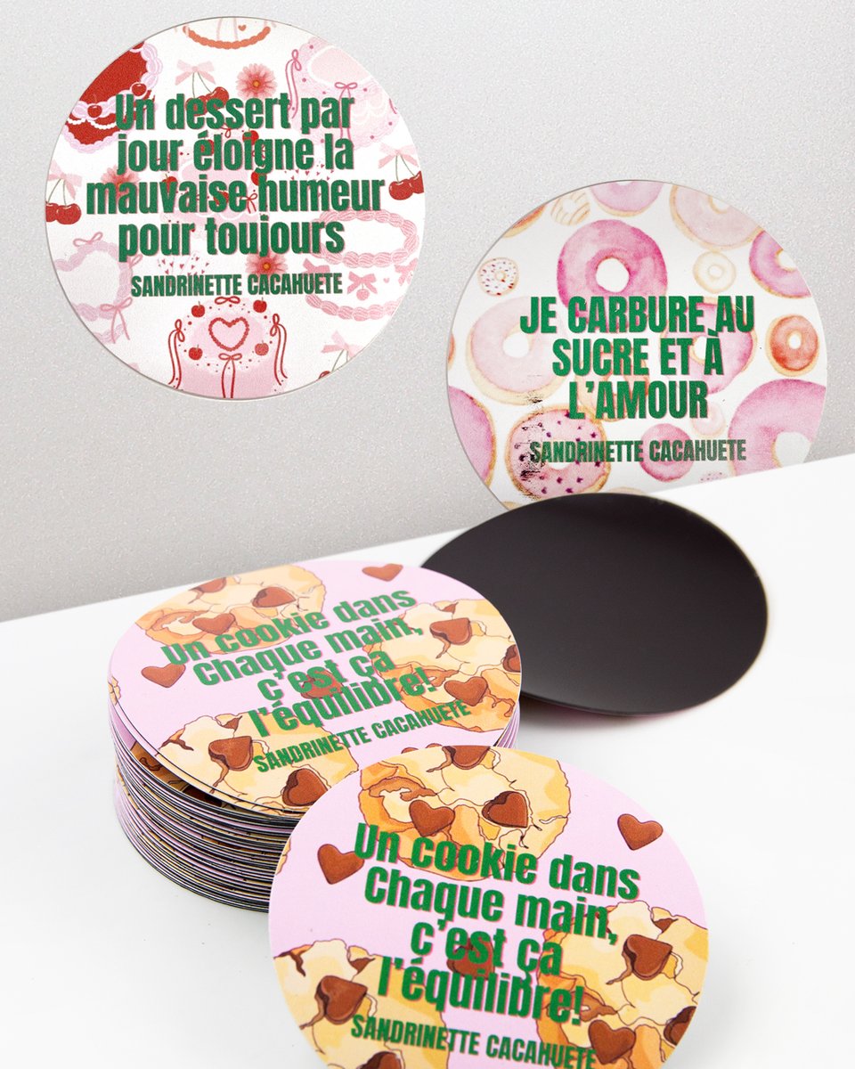 🧁✨ When baking is made with love, it shows! Sandrinette Cacahuete brings sweetness and charm to every detail — and now also to your fridge with custom magnets! 😍
Thanks for trusting Camaloon to add a creative (and delicious) touch!