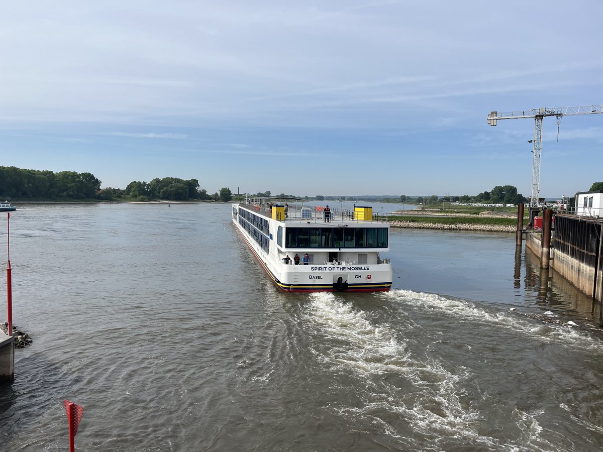 First sailing of “The Spirit of the Moselle”