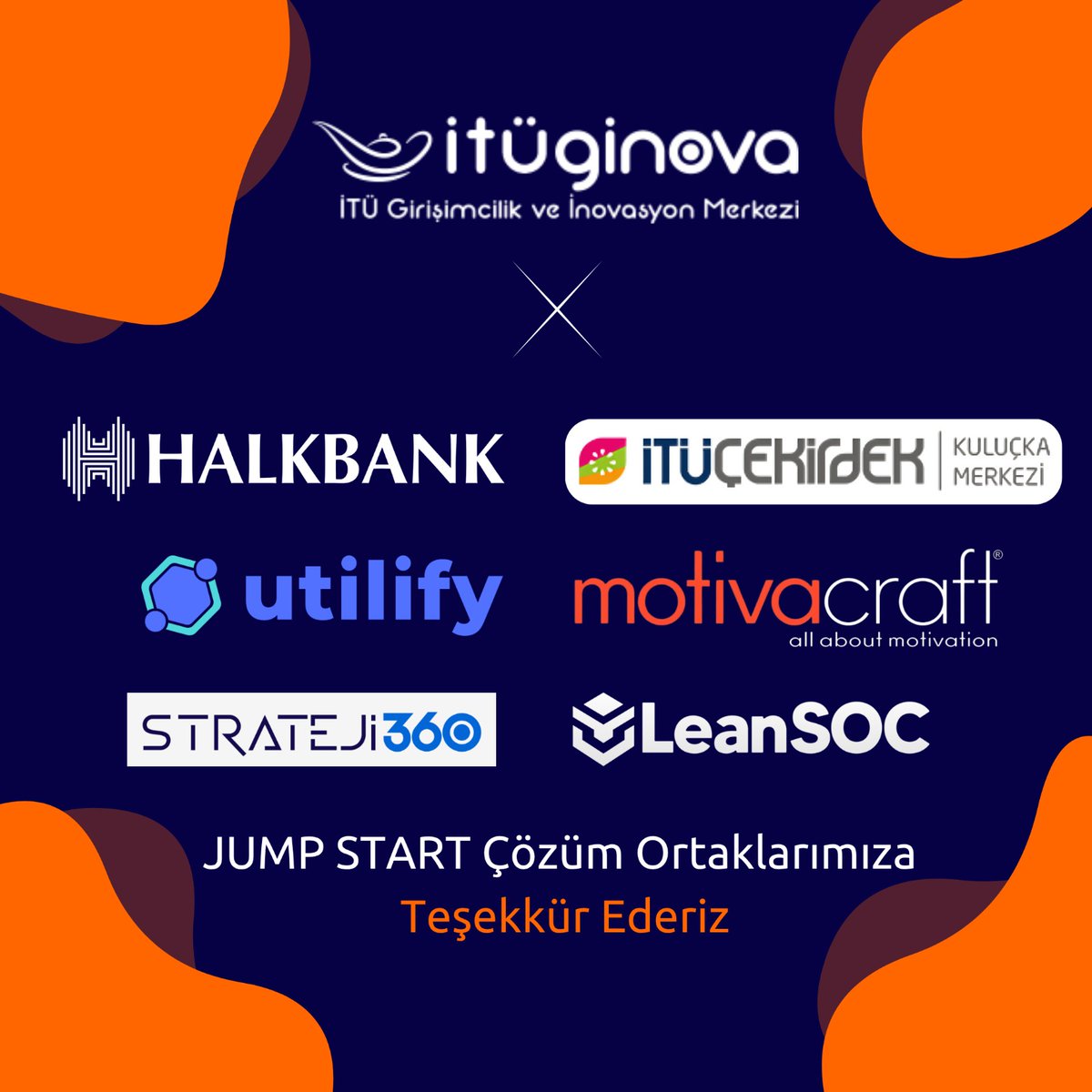 İTÜ GİNOVA (@ituginova) on Twitter photo İTÜ GİNOVA Jump Start programımıza sundukları destek ve katkıları için değerli çözüm ortaklarımız HALKBANK, İTÜ ÇEKİRDEK, STRATEJİ360, LeanSOC, Utilify ve Motivacraft'a sonsuz teşekkürlerimizi sunuyoruz!
@utilifytr @motivacraft @halkbank <a href="/itucekirdek/">İTÜ Çekirdek</a> <a href="/strateji360/">Strateji 360</a> <a href="/leansocinc/">leansoc</a> İTÜ GİNOVA Jump Start programımıza sundukları destek ve katkıları için değerli çözüm ortaklarımız HALKBANK, İTÜ ÇEKİRDEK, STRATEJİ360, LeanSOC, Utilify ve Motivacraft'a sonsuz teşekkürlerimizi sunuyoruz!
@utilifytr @motivacraft @halkbank <a href="/itucekirdek/">İTÜ Çekirdek</a> <a href="/strateji360/">Strateji 360</a> <a href="/leansocinc/">leansoc</a>