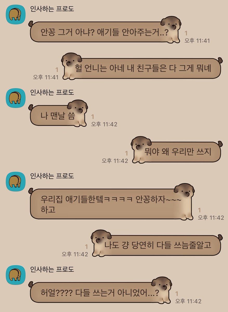 사촌언니한테 안꽁이 뭔지 아냐고 물어보았다