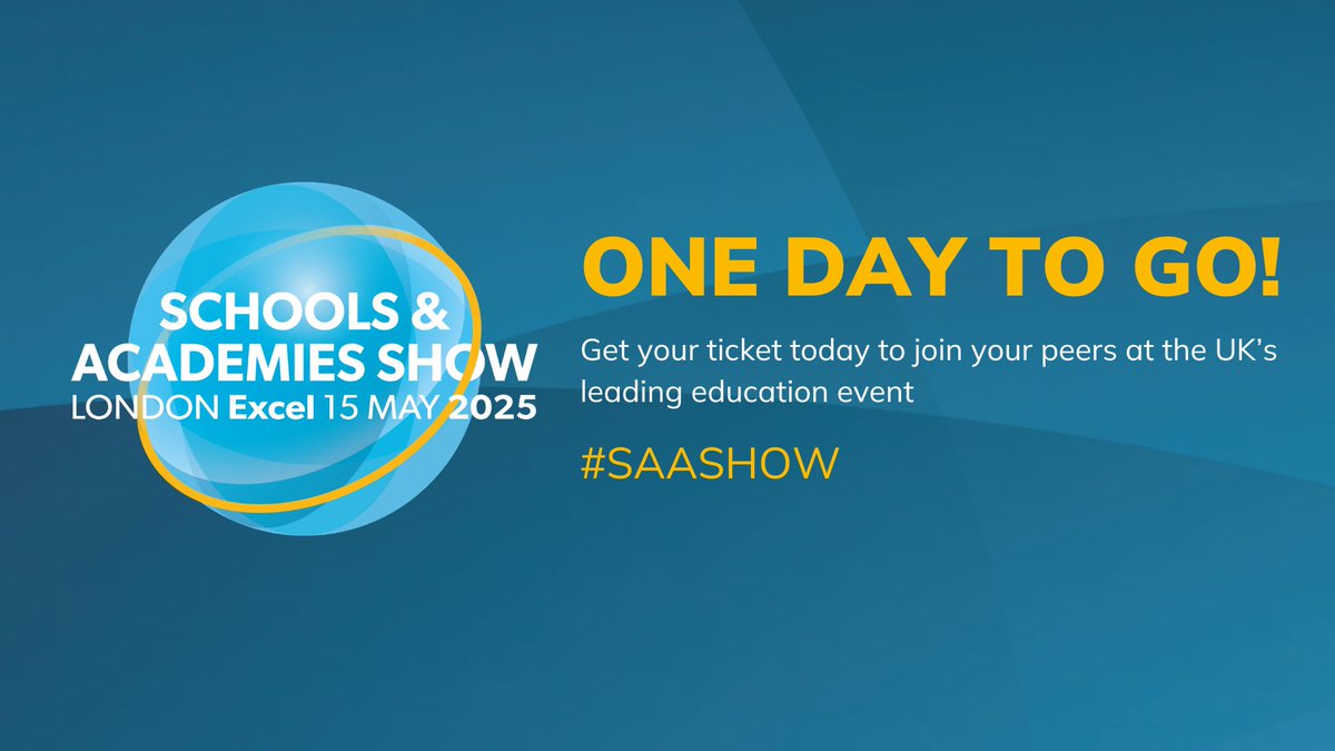 SAA_Show's tweet photo. ⏲️One day to go! In just 24 hours we will be opening the doors to the #SAASHOW!  We can’t wait to welcome our community for a day of #education inspiration &amp; innovation. It’s not too late to register &amp; be a part of our #FanSAAStic event! Get your ticket: https://t.co/1QeVoWpyI0 https://t.co/sySkJ1PHU6