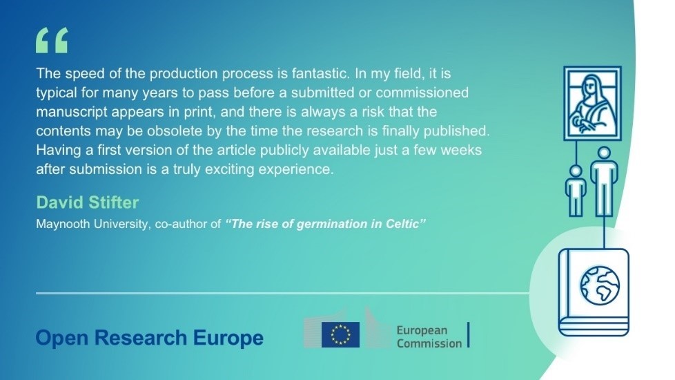 “Having a first version of the article publicly available just a few weeks after submission is a truly exciting experience.”  
 
Find out more about Open Research Europe and how it’s already helping researchers across all disciplines here: spr.ly/6013NnPov