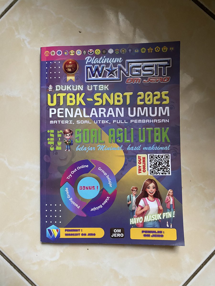 ktharchives's tweet photo. #wts Buku Utbk Wangsit Om Jero Platinum 2025

— pbm,ppu,lbi,lbe 65k free rumus
— pm, pk 65k free rumus
— pu 60k 
— take all 150k
— baru beberapa kali dipake, coretan pakai pensil. bisa co dioren 🫶🏻
#prelovewangsit #wangsitomjero https://t.co/cWxQiOaZYq
