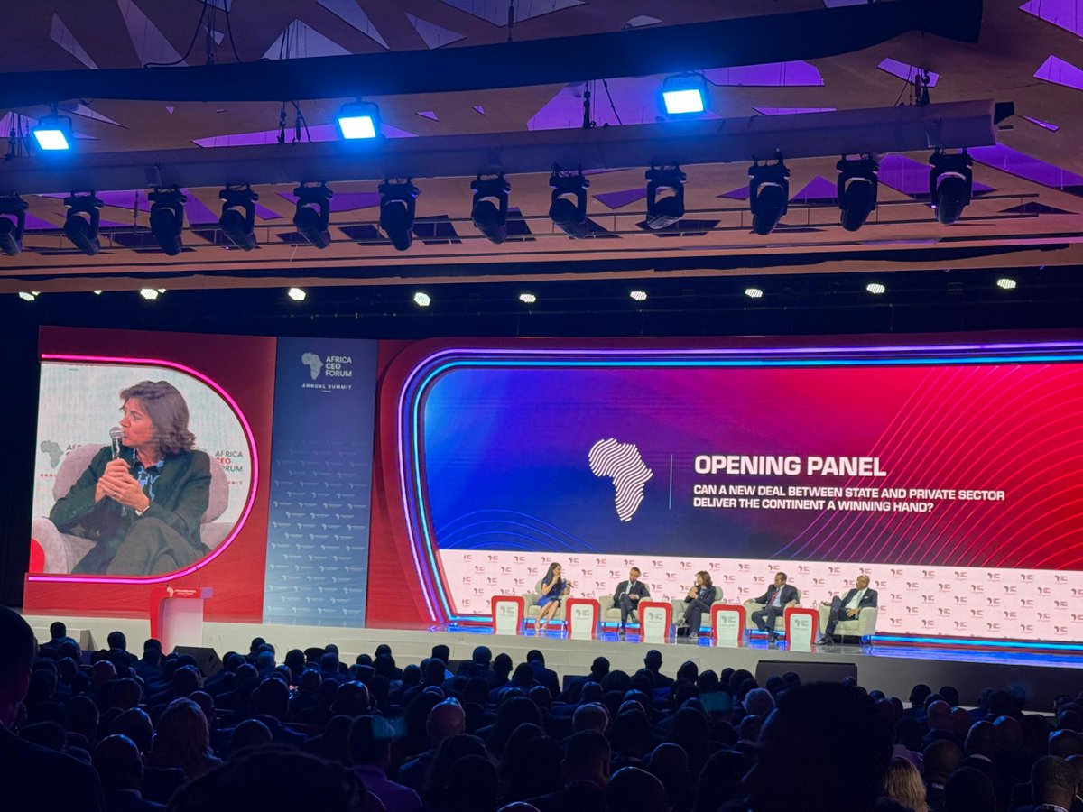 Orange Africa & Middle East (@orangeafrica) on Twitter photo « Un partenariat renouvelé entre les États et les entreprises permettra d’accélérer la transformation numérique du continent. »
C’est le message porté par <a href="/Cheydema/">Christel Heydemann</a> lors du panel d’ouverture de l’<a href="/africaceoforum/">Africa CEO Forum</a> !
Chez <a href="/orangeafrica/">Orange Africa & Middle East</a>, nous croyons en un modèle fondé sur l’impact « Un partenariat renouvelé entre les États et les entreprises permettra d’accélérer la transformation numérique du continent. »
C’est le message porté par <a href="/Cheydema/">Christel Heydemann</a> lors du panel d’ouverture de l’<a href="/africaceoforum/">Africa CEO Forum</a> !
Chez <a href="/orangeafrica/">Orange Africa & Middle East</a>, nous croyons en un modèle fondé sur l’impact