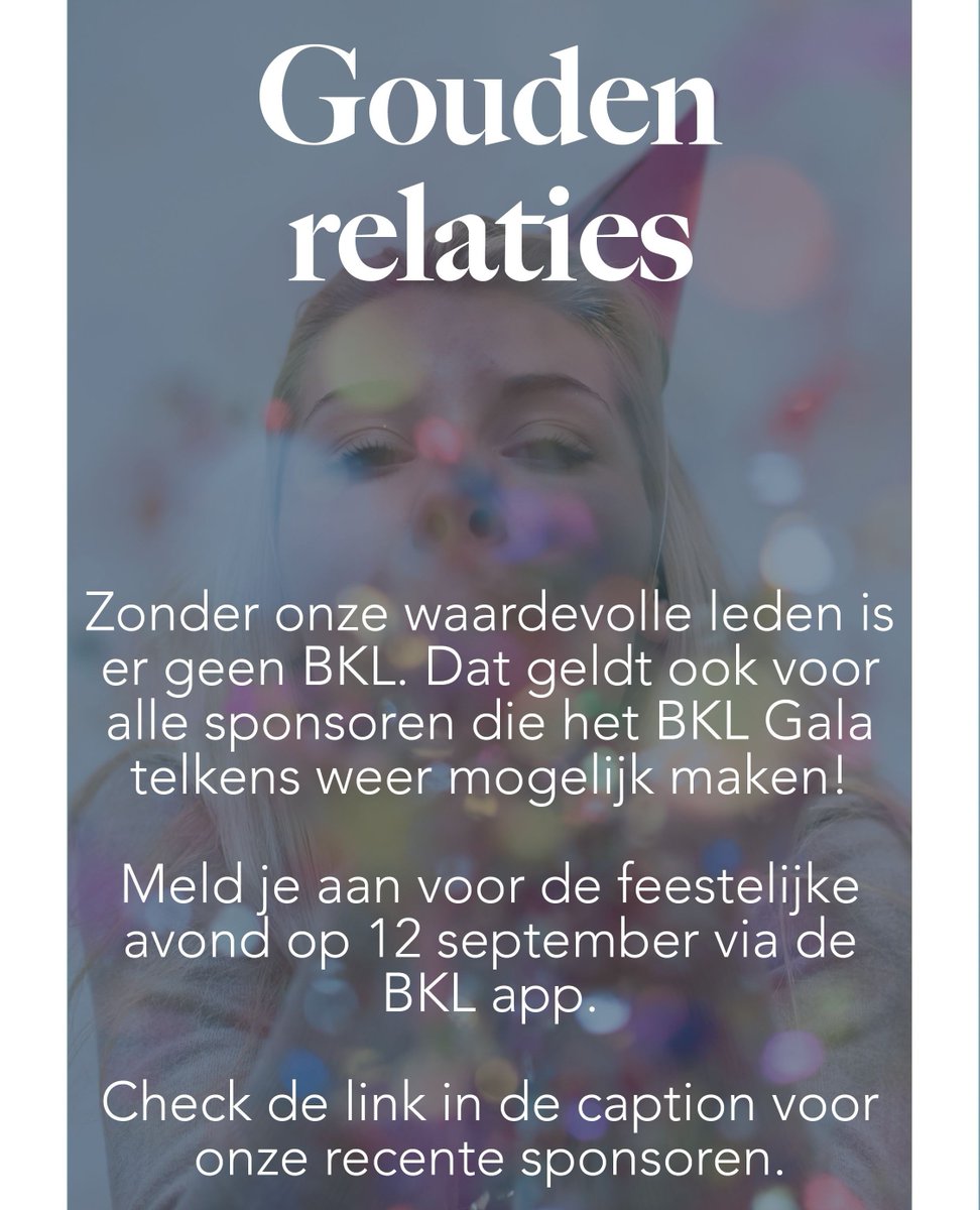 Zonder onze sponsoren, geen BKL.
Daarom zetten we ze nogmaals in het zonnetje. Bekijk alle sponsoren via bedrijfskring.nl/netwerken/bkl-…

#sponsoren #bkl50 #netwerken #sponsor #bklgala