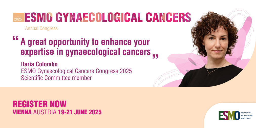 📣 #ESMOGynae25: Last days to register and save! Be part of the conversation that is shaping the future of gynaecological malignancies. 

⏰ Late registration deadline: 21 May 2025

🔗  ow.ly/MQAE50VSh0e
