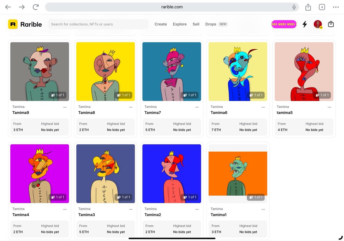 The_Tamima's tweet image. Money disappears. Value remains.
The key to long-term wealth? Own what can’t be replaced. Tamima NFTs are not just art—they are legacy pieces. 💎🔥
🔗 rarible.com/tamima
#NFTInvestment #RareAssets