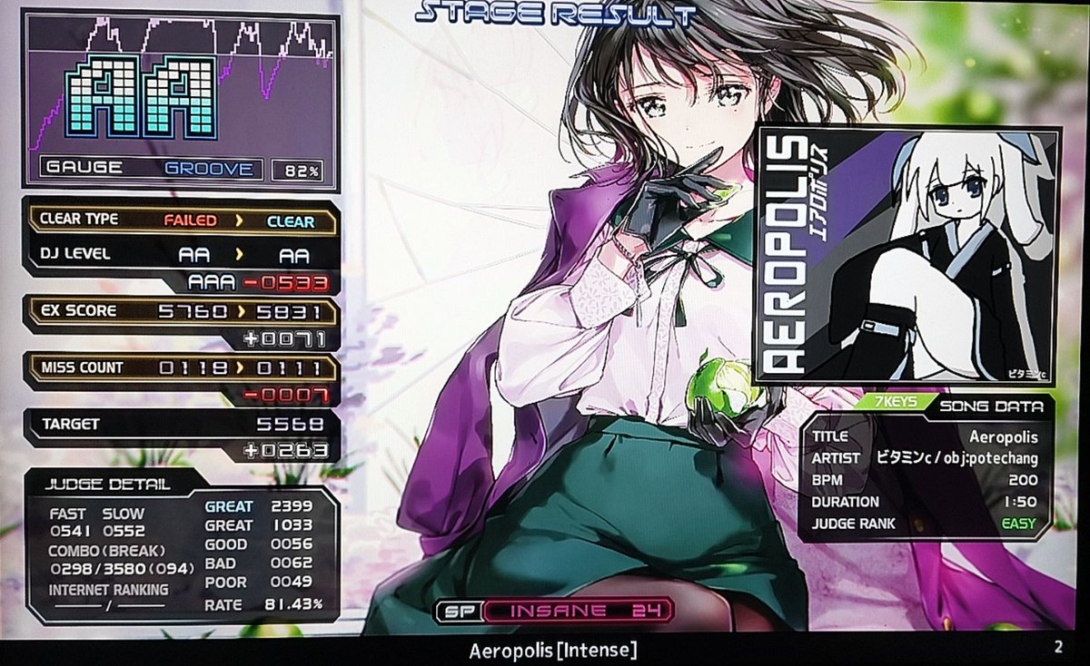 ABKAOD175744's tweet photo. st5? Unwelcome School (MSHC-MIX) [NIGHTMARE] EC
st5? 名もなき [HEARTFUL] EC
st4? Aeropolis [Intense] GC
st6? Energetic [!И73N5E] EC https://t.co/NSntKnSJWd
