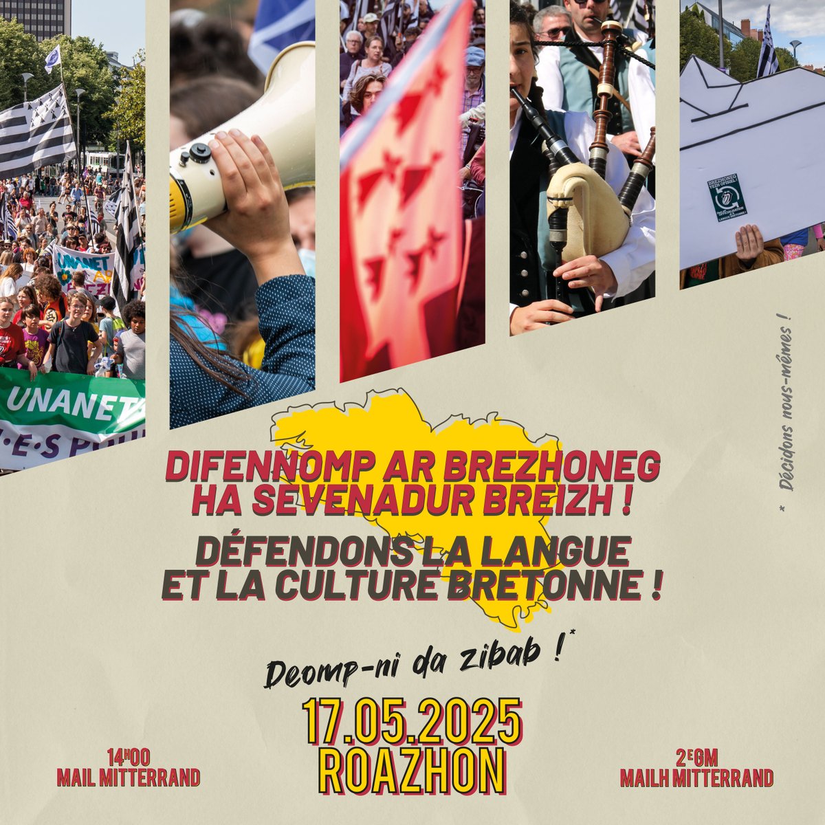 Roazhon disadorn !
Rennes samedi !
<a href="/KltVro/">KLT - Ti ar Vro Montroulez</a> <a href="/Diwan/">Diwan</a> <a href="/KevreBreizh/">Kevre Breizh</a> <a href="/DivYezhBreizh/">Div Yezh Breizh</a>