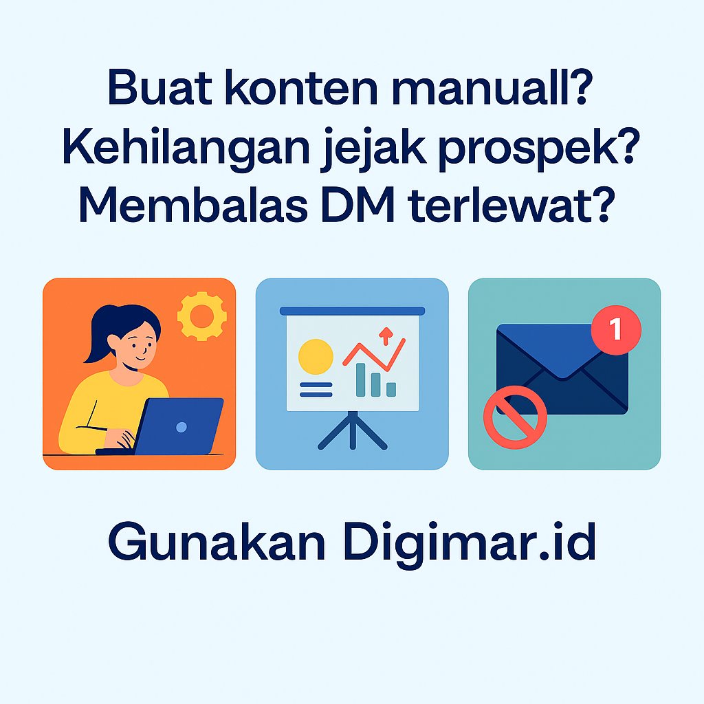 incoresystems's tweet image. Masih repot urus konten, prospek, dan DM sendiri? Saatnya pindah ke Digimar.id 🚀 #DigitalMarketing #Digimar