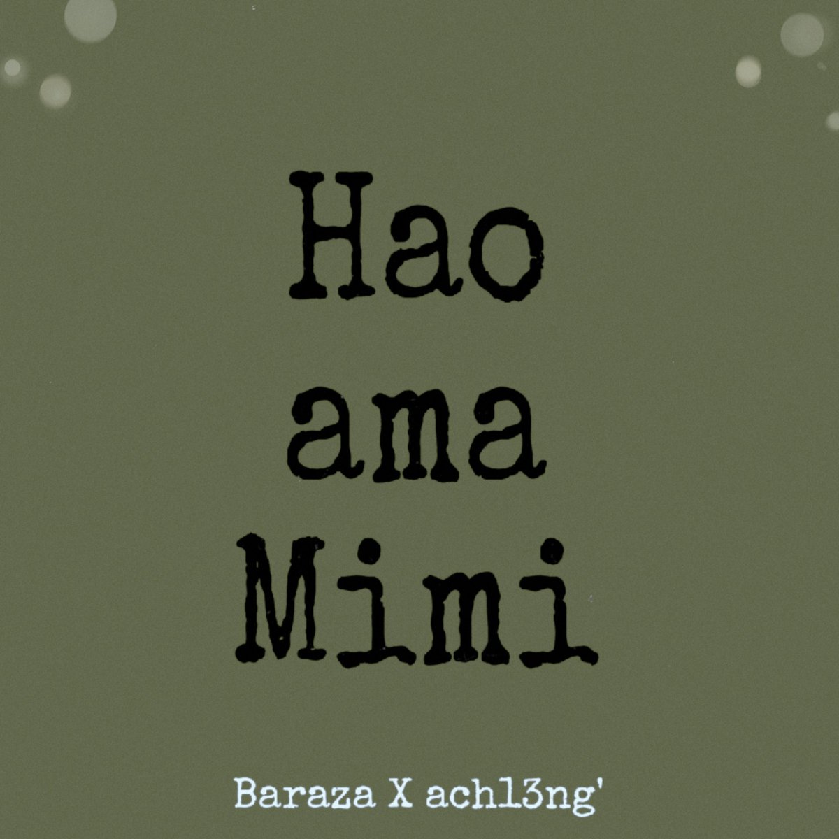 Collaborating with one of the best singer/songwriters in the 254 and beyond <a href="/Ach13ng/">13th</a> was a pleasure. Excited to share this with you guys.
This Friday 'Hao ama Mimi' will be dropping on all streaming platforms!
#newmusicfriday #madeinkenya #BarazalaWazii #duet