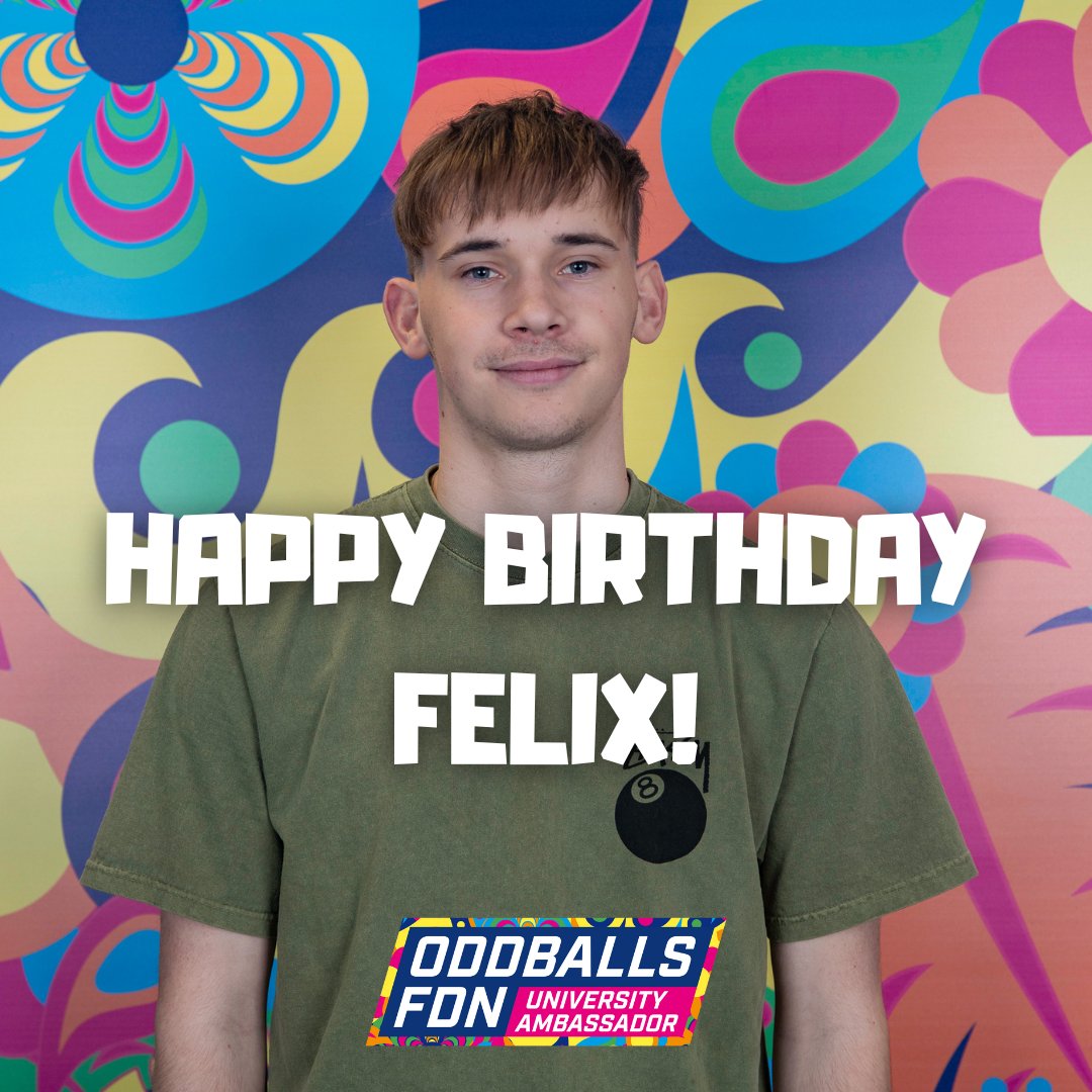 Please join us in wishing Felix, our University of Bath Ambassador, a HAPPY BIRTHDAY! 🙌

Have a fantastic day, Felix! 🎉

#TheOddBallsFoundation #CheckYourself