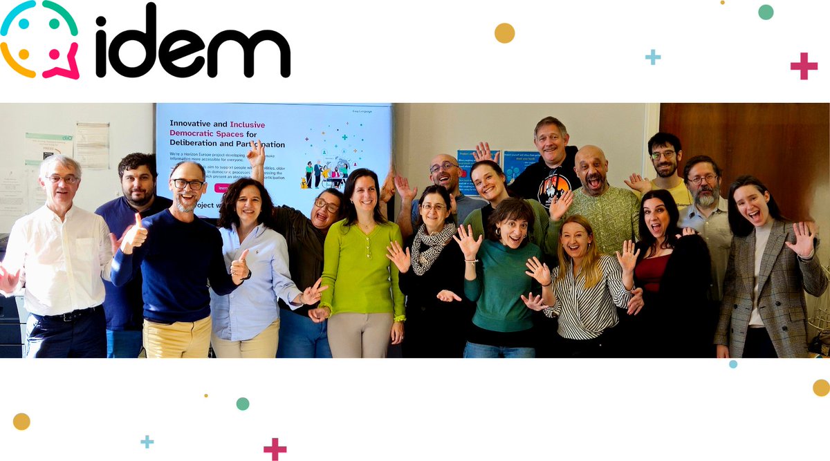 iDEM update!✨  

Last week the iDEM project travelled to Leeds for a consortium meeting.   

During two days at the University of Leeds, the iDEM members discussed the project's progress and its next steps.   

#HorizonEU #inclusion #deliberativedemocracy #NLP