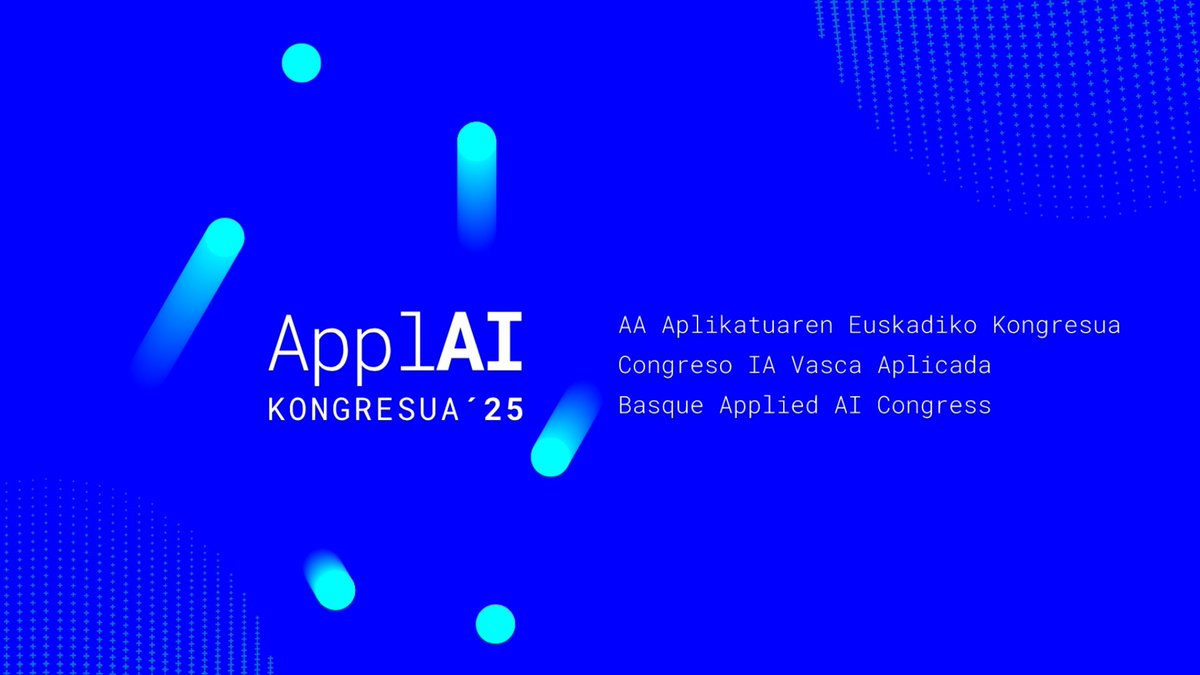 BizkaiaEmpresa's tweet photo. #BizkaiaDenontzat

𝐀𝐩𝐩𝐥𝐀𝐈 𝐊𝐨𝐧𝐠𝐫𝐞𝐬𝐮𝐚 𝟐𝟓

❗️ streaming  - https://t.co/74ZlYrXGax

#ApplAI  #BAIC #AA #IA https://t.co/KqiSun1uDU