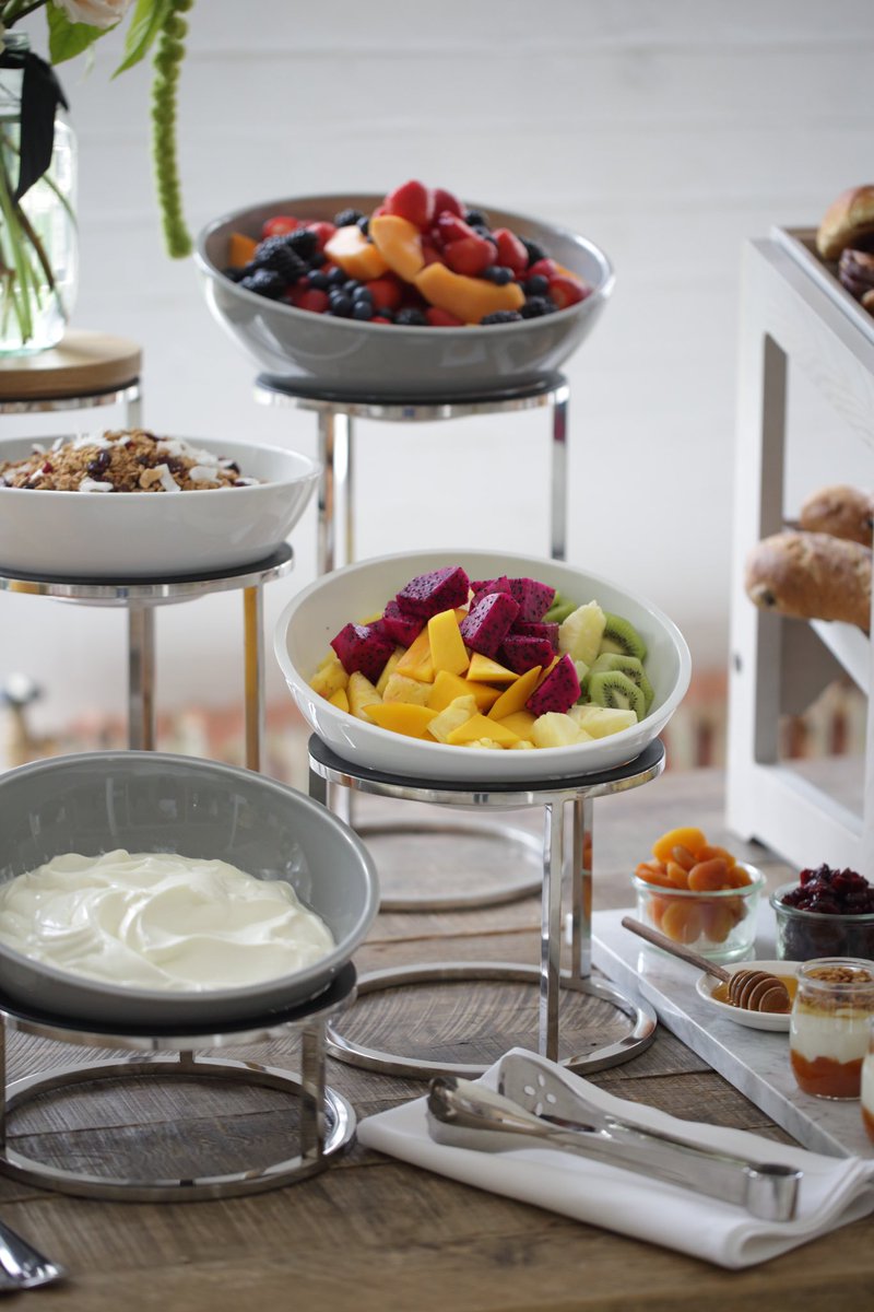 Risers with NEW bone china coupe bowls and platters, a lovely addition to the deeper bowls already on offer. Available now, for pricing and details get in touch today!