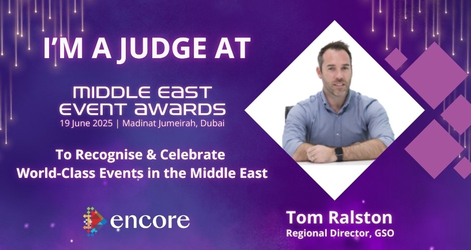 Encore’s Tom Ralston joins the MEEA 2025 judging panel! 🎤🔥

We’re proud announce that Tom Ralston, our Regional Director - GSO, will be joining the distinguished panel of judges at this year’s <a href="/MEeventshow/">Middle East Event Show</a> 2025! 🏆

#MEES #MEES2025 #MiddleEastEventAwards #  #EncoreEMEA
