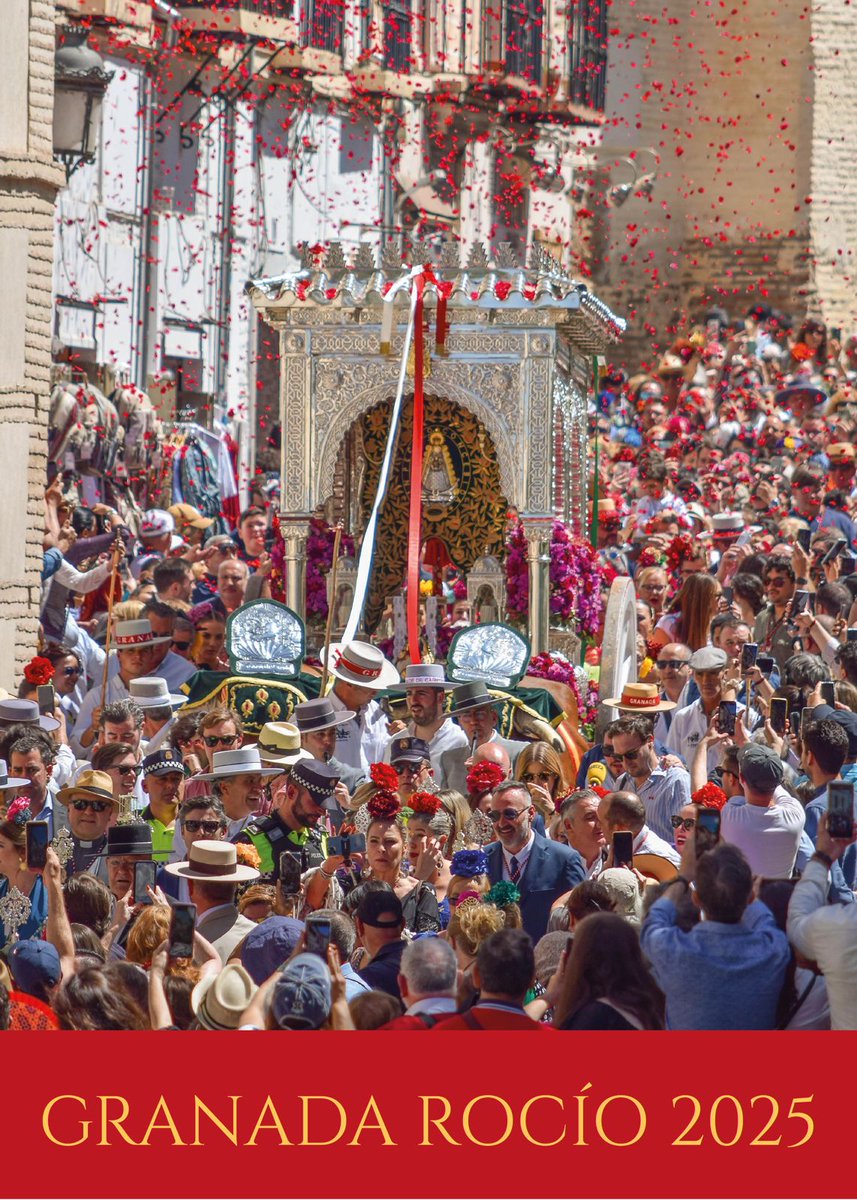 Es tiempo de esperanza, de fiesta y de devoción. La <a href="/hdadrociogr/">Hdad Rocío Granada</a> prepara la #RomeríaRocío25 con este cartel presentado por Mariano Palma con espectacular foto de Jaime Díaz