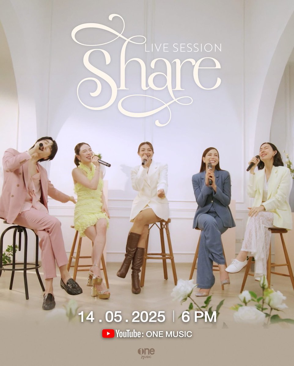 supporterwichy's tweet photo. 📣 TODAY ❗️
SHARE [ Live Session ]

🕝 : 6 PM
🔴 : Youtube : one music

#SHARE_GAM
#Gamwichayanee https://t.co/XccLUpNTNq